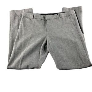 Banana Republic Sloan Herringbone Stretch Career Trousers, Gray White